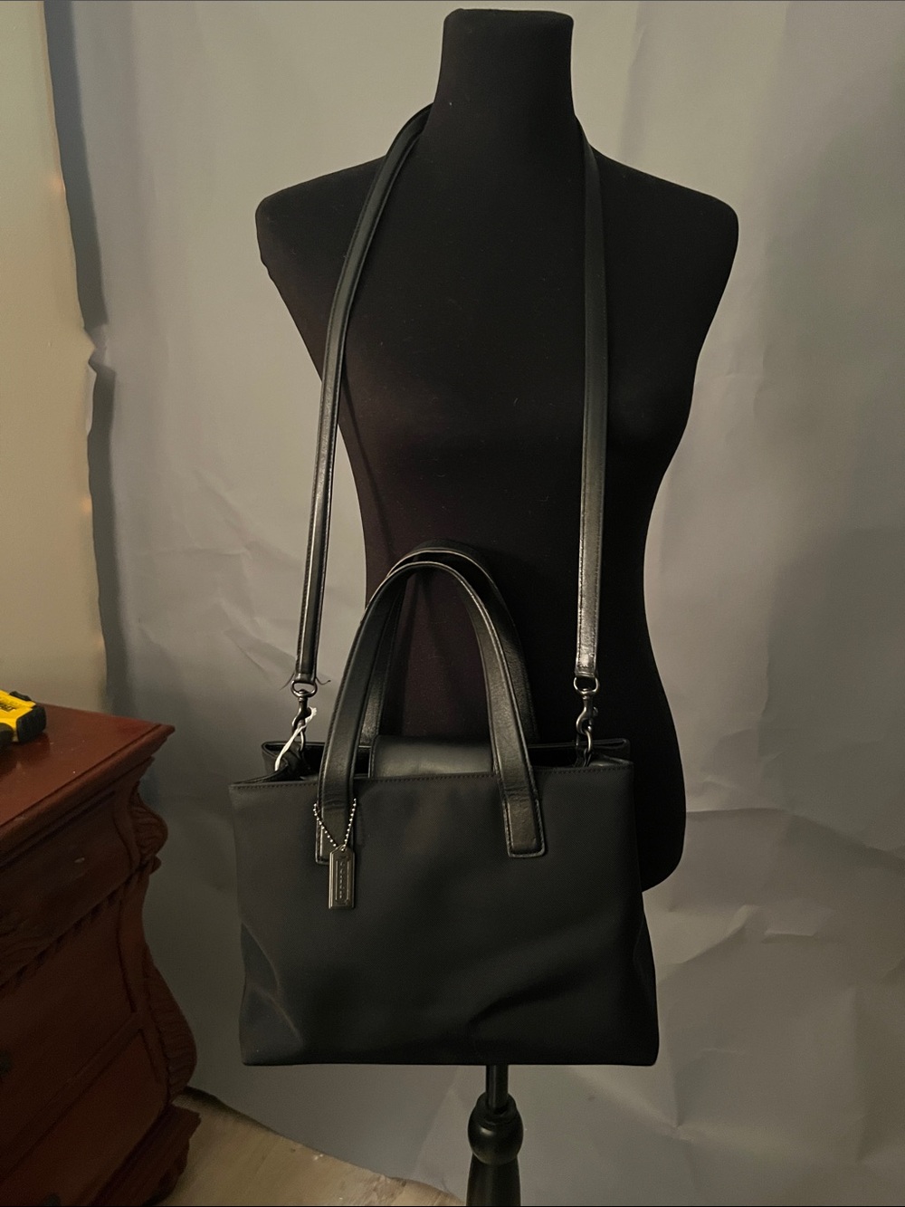 Coach 1999 Mercer Satchel with Leather Handles, Crossbody Strap and Hangtag